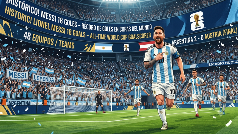 Lionel Messi Resmi Jadi Top Skor Sepanjang Masa Piala Dunia