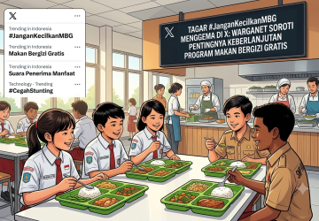 Tagar #JanganKecilkanMBG Menggema di X, Warganet Soroti Pentingnya Keberlanjutan Program