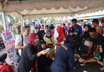 Rayakan HUT Bhayangkara ke-80, Polres Mempawah Gelar Car Free Day bersama Masyarakat