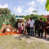 Semarak Sedekah Bumi Desa Sejegi, Danramil Mempawah Hilir Hadir bersama Masyarakat