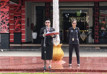 Pimpin Upacara Hari Berkabung Daerah, Ini Pesan Gubernur yang Disampaikan Wabup Susana