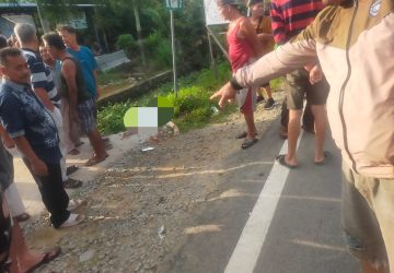 Mayat Wanita Ditemukan di Tepi Jalan Raya Sengkubang, Diduga Korban Tabrak Lari