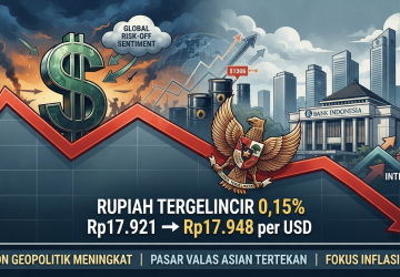 Tensi Geopolitik Memanas, Mata Uang Garuda Tergelincir 0,15 Persen