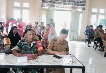 Babinsa Koramil Mempawah Hilir Satukan Langkah dengan Pemerintah Desa Perangi Stunting