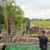 Dandim Mempawah Tinjau Progres Pembangunan Jembatan Komposit di Wajok