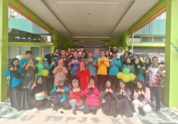 Danramil Sungai Pinyuh Dukung Gerakan Hidup Sehat Lewat Semarak Prolanis HUT BPJS Kesehatan ke-58
