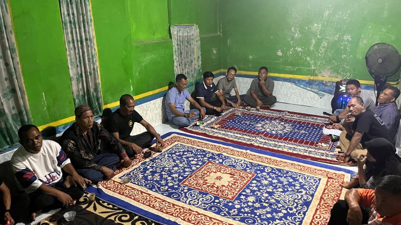 Kodim Mempawah Sosialisasikan Pembangunan Jembatan Merah Putih di Sungai Bakau Kecil 