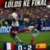 Prancis Diayam-Sayur, Spanyol Lolos ke Final