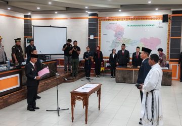 Bupati Sintang Lantik Kusmara Amijaya Jadi Kadis Penataan Ruang dan Pertanahan