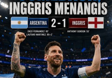 Argentina Comeback, Inggris Menangis