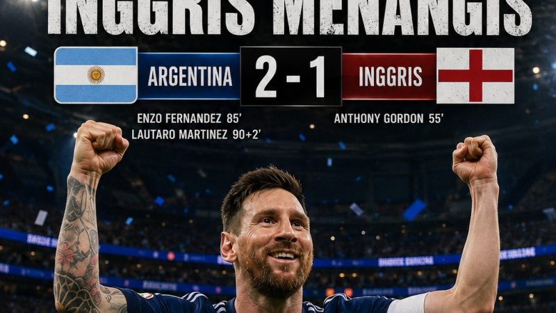 Argentina Comeback, Inggris Menangis