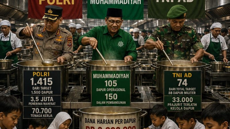 Yayasan Polri, Muhammadiyah, TNI Penguasa Dapur SPPG