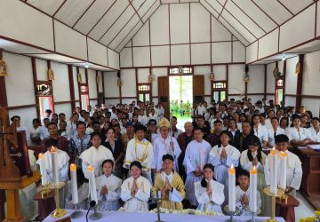 Penantian 16 Tahun Berbuah Manis, Gereja Santo Markus Semandak Diresmikan Uskup Sintang