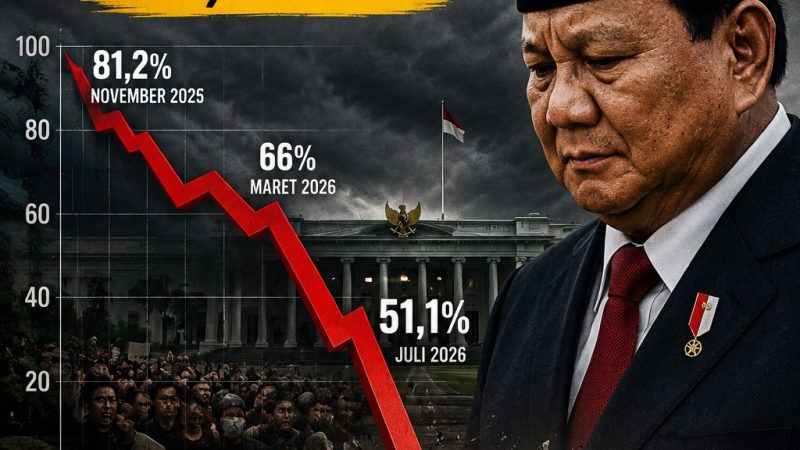Kepuasan Publik pada Prabowo Anjlok 30,1 Poin, SMRC Salah Hitung Kali Ni..?