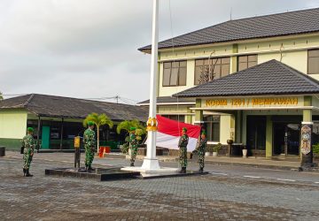 Kapten Dwi Haryanto Pimpin Upacara Bendera Mingguan: Perkuat Disiplin dan Profesionalisme Prajurit