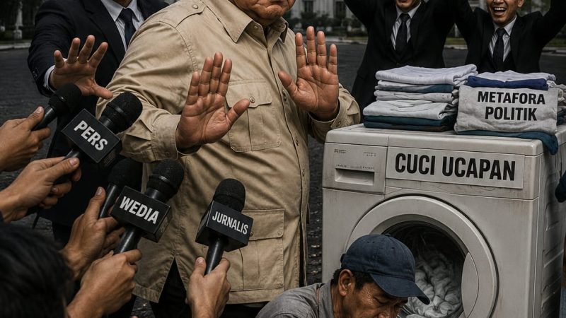 Betapa Susahnya Prabowo Minta Maaf, Kasihan Tukang Cuci Ucapannya
