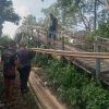 Jembatan Penghubung Jalan Nelayan di Sungai Bakau Kecil Mulai Dikerjakan