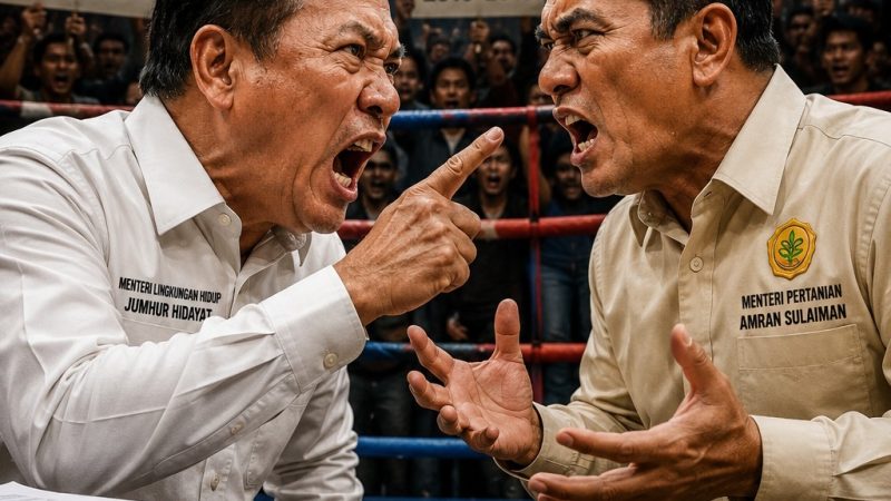 Menteri LH Bilang 22 Juta Kelaparan, Mentan Bilang Swasembada, Bagus Betombok Aja Kalian