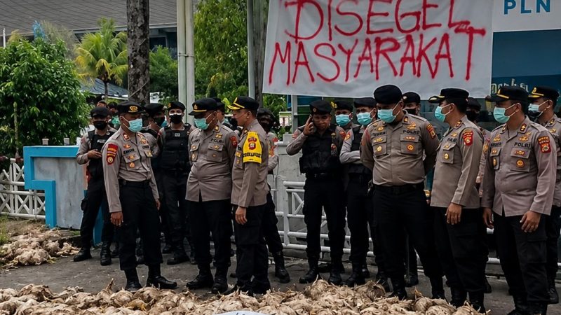 Kasihan PLN! Kantornya Dilempari Ratusan Bangkai Ayam