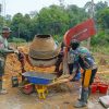 Mulai Dibangun, Jembatan Gantung 32 Meter Hubungkan Kabupaten Mempawah dan Kabupaten Landak
