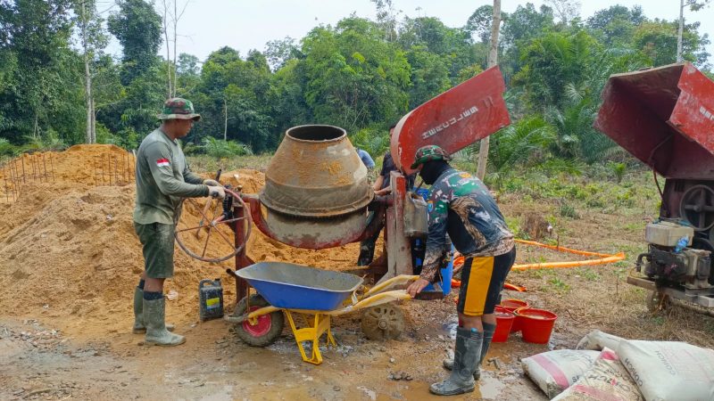 Mulai Dibangun, Jembatan Gantung 32 Meter Hubungkan Kabupaten Mempawah dan Kabupaten Landak