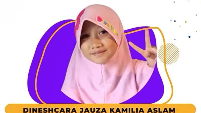 Dineshcara Jauza Kamilia Aslam Siswi SDN 01 Sanggau Raih Penghargaan Terbaik di Konferensi Anak Nasional 2026