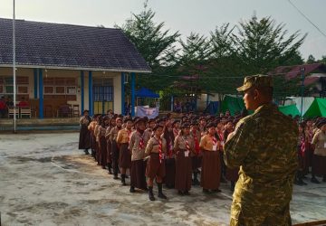 Koramil Toho Laksanakan Kegiatan Orientasi Dasar Pramuka bagi Siswa-Siswi Baru
