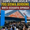 Guru Agama Islam Selingkuh dengan Guru Pancasila, 700 Siswa Berdemo Minta Keduanya Dipindah