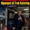 Trump Kabur dari Malaikat Maut, Ngumpet di Truk Katering