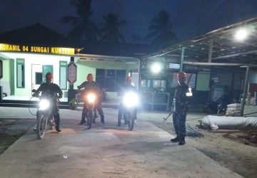 Koramil Sungai Kunyit Tindaklanjuti Laporan Hotspot di Desa Bukit Batu