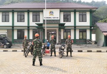 Cegah Karhutla Kembali Membara, Koramil Sungai Pinyuh Perkuat Patroli dan Kesiapsiagaan Warga