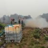 Percepat Penanganan Karhutla, Koramil Pinyuh Aplikasikan Campuran Hesco 702 – Magic Fire Retardant