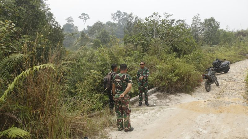 Dandim Mempawah Cek Kesiapan Pembangunan Jembatan Merah Putih di Pinyuh dan Sadaniang